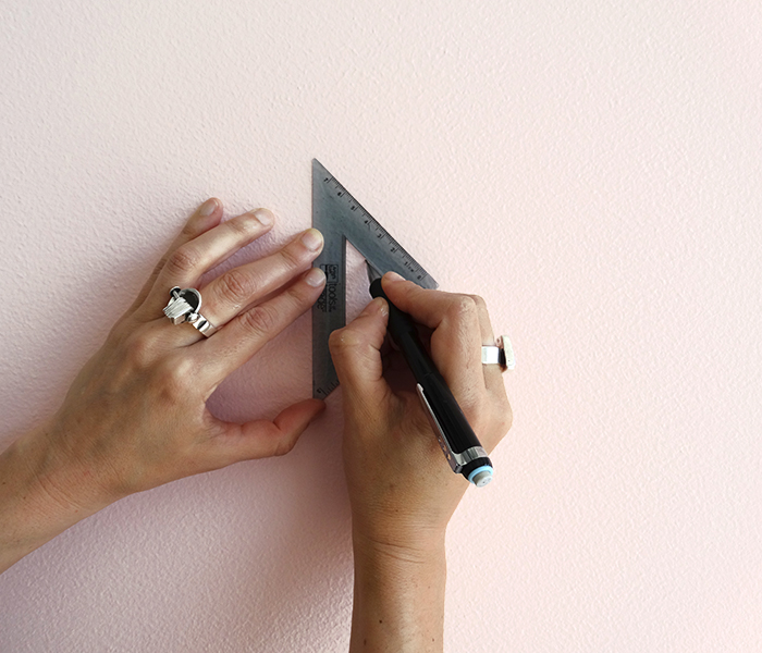 Colorhouse paint DIY Sprinkle Wall - colorful triangles