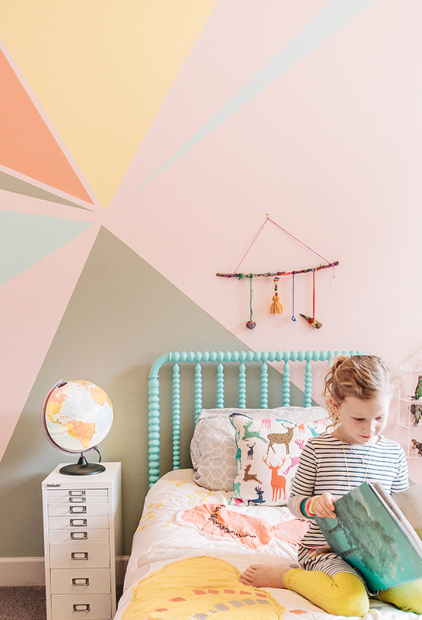 MAKE THIS: Spring Kid's Mural by Colorhouse paint