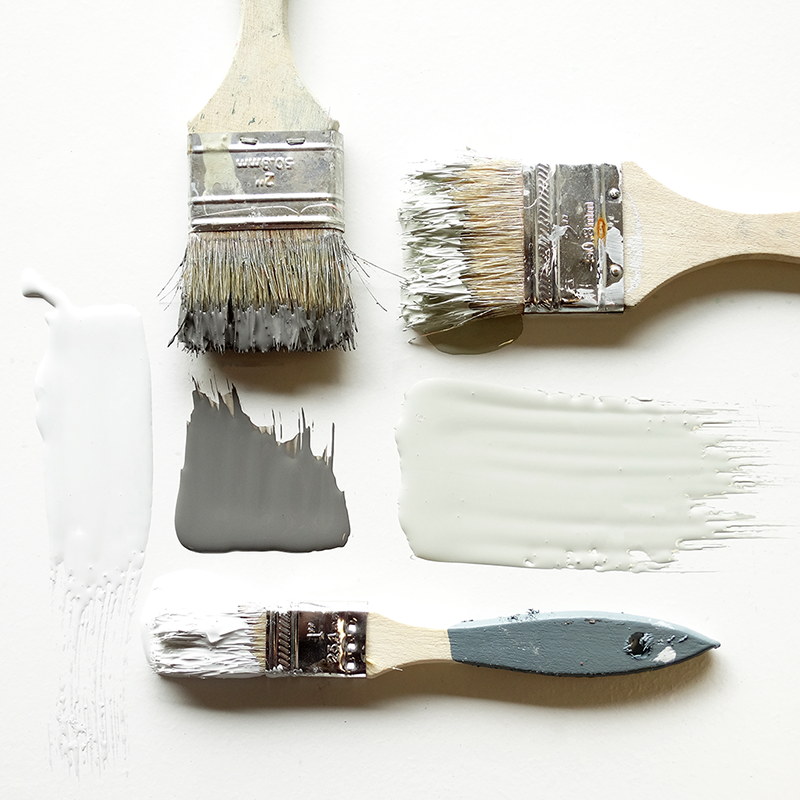 Colorhouse hues BISQUE .06, STONE .07, and WATER .02. Photo by Colorhouse.