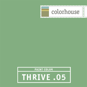 Colorhouse THRIVE .05 green paint color